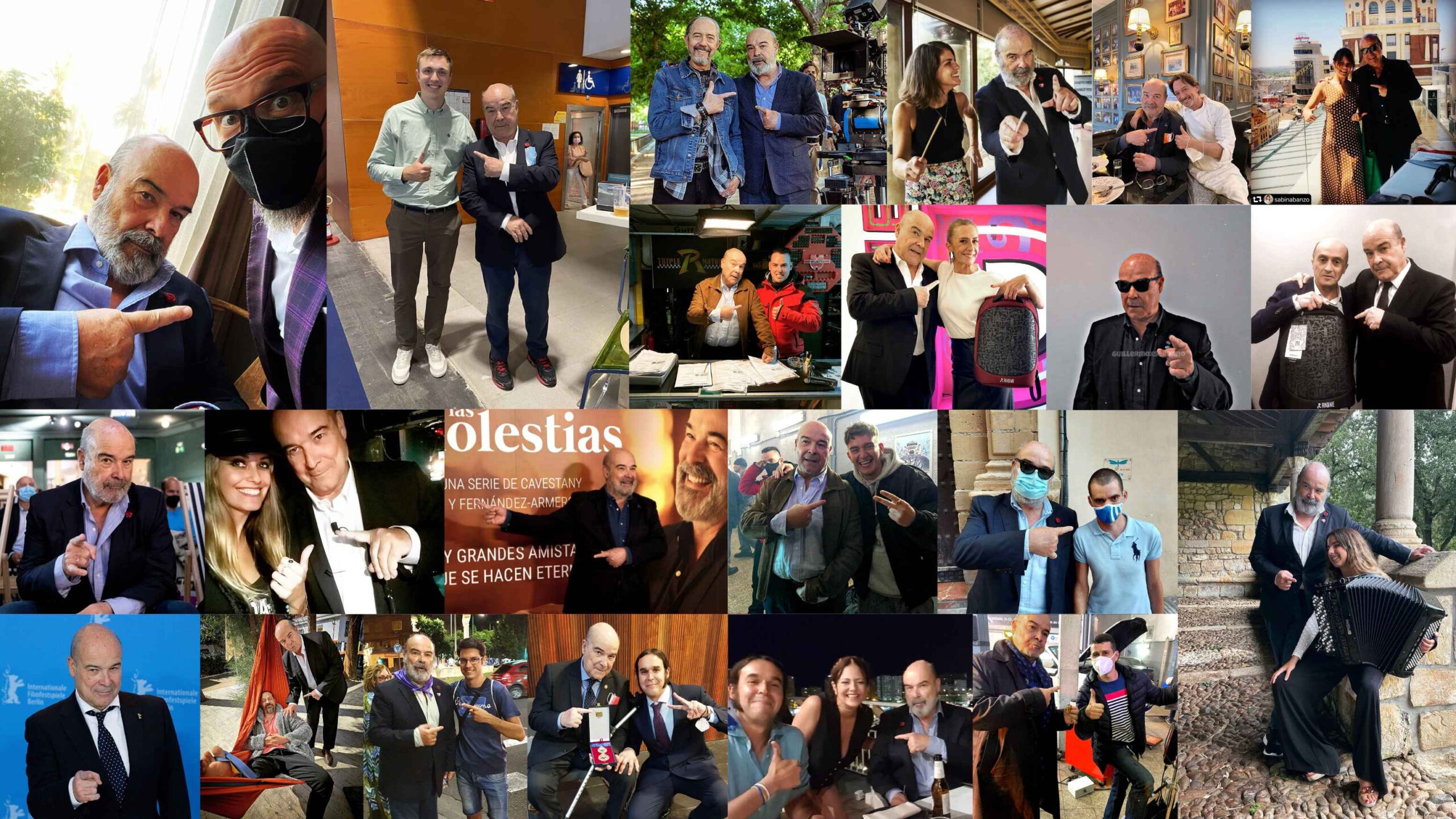 Antonio Resines (Mudra Cornuto, dedo, señalar)