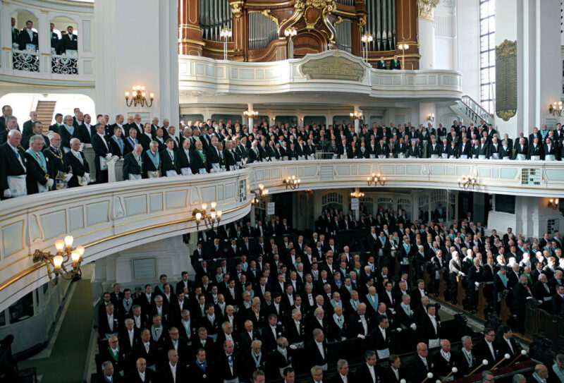Iglesia de San Miguel. Alemania. Hamburgo. Masonería. Logia.