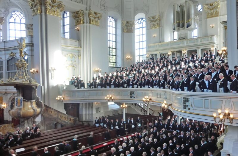 Iglesia de San Miguel. Alemania. Hamburgo. Masonería. Logia.