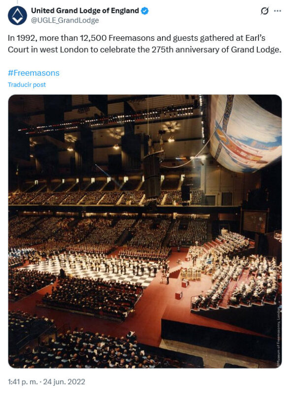 Masonería. Logia. 1992.