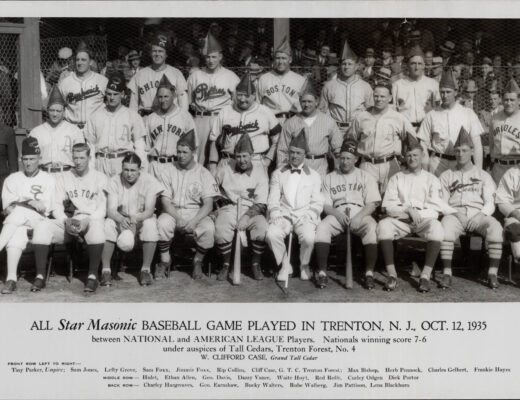 Masonería. Logia. Históricas. Posado en grupo.