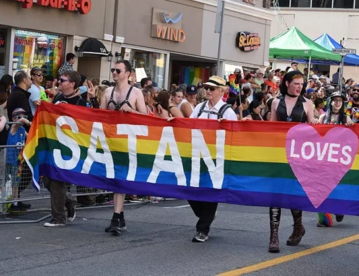 Bandera, arcoiris, gay, LBTBI, niños.