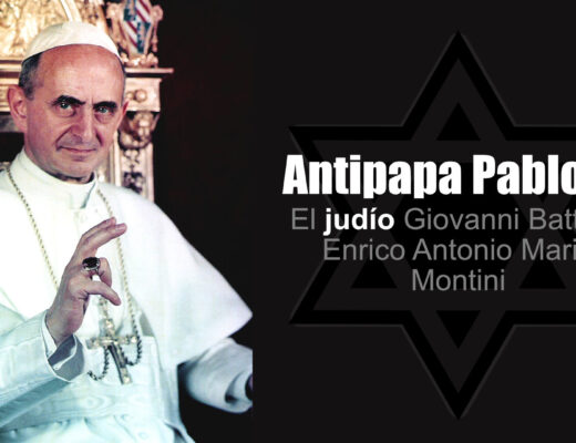 Antipapa Pablo VI El judío Giovanni Battista Enrico Antonio Maria Montini